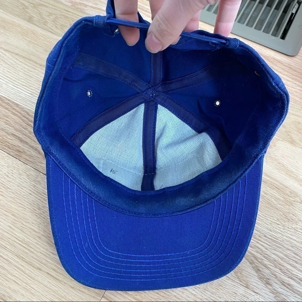 Vintage New Holland Tractor Trucker Hat Patch K Products SnapBack Tractor